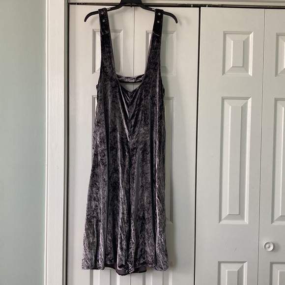 Anthropologie Maeve velvet wide leg jumpsuit overalls jumper 90s Y2K - Picture 2 of 11